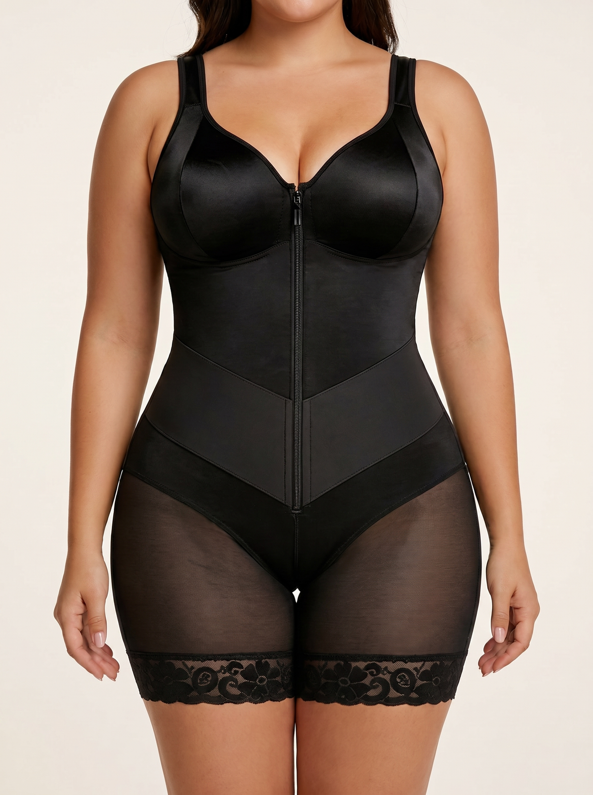Nano Banana 2 generated straight front detail view of Signature Sculpt shaper in Black